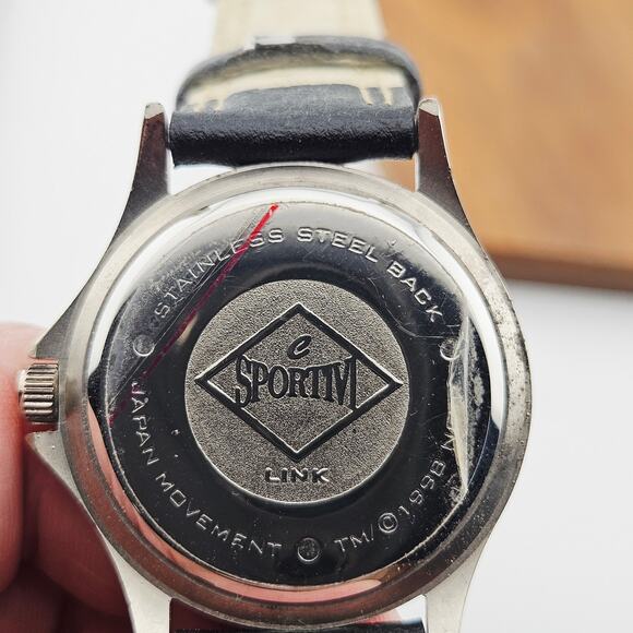 Sportim Tampa Bay Buccaneers Logo Watch Black Red NFL Football Fan Game Day - Picture 6 of 6